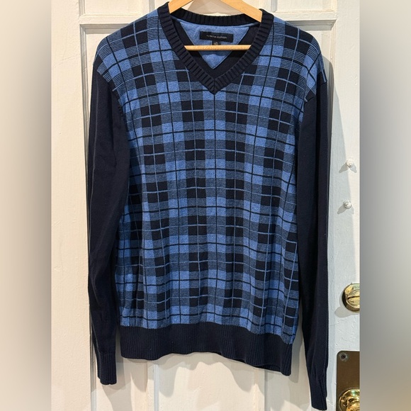 Tommy Hilfiger Other - Tommy Hilfiger V-Neck Blue and Black Sweater